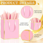 Epoesch 36 Pack Gift Bags with Handles & 36 Tissue Papers – 8x5x10 Inches - Image 3