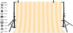 Leyiyi 10x8ft Photography Background Striped Backdrop Happy Birthday Party Vertical Horizontal Stripes Icecream Girl Blog Make Up Vlogger Summer Poster Baby Shower Photo Portrait Vinyl Studio Prop - Image 3