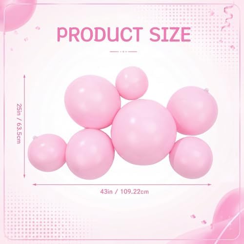 1 Set Reusable Inflatable Balloon Garland Arch Kit,Light Pink - Image 2