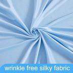 8 Panels Baby Blue Backdrop Curtain for Baby Shower Parties Wrinkle Free Light Blue Curtains Backdrop Drapes Fabric Decoration for Birthday Party Photography 40ft x 10ft - Image 6