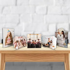 Buy4Wall Personalized Desktop Photo Panel Print with Easel - Custom Picture Gifts for Daughter Son Baby Shower - Square Shape Tabletop Picture Frame Customized Photo Print - 6x6 inches - Image 6