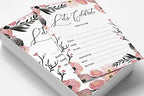 Pack of 30, You're Invited Invitations with Envelopes, Blush Floral Invites for Your Wedding, Bridal Shower, Baby Shower, Birthday Invites Fill-in Style 5 X 7 Inches - Image 3