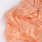 DeZerlor Peach Cheesecloth Table Runners 12 Pack Summer Boho Runners - Image 3