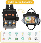 ISMGN Diaper Bag Backpack with Changing Station, Baby Bags for Boys, Black - Image 2