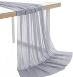 Pack of 25 Yard Chiffon Drapery Fabric, 60" Wide, Multiuse - Cool Gray by MDS
