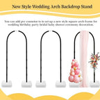 Balloon Arch Kit,Adjustable 8.2FT & 6FT Half Balloon Arch Stand - Image 4