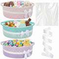 Colingmill 3 Pack Small Empty Gift Baskets, Pastel by Colingmill
