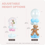 YALLOVE 10-Pack Clear Acrylic Balloon Centerpiece Stands - Image 2