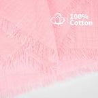 Showgeous 30 Pack Pink Cloth Napkins with Fringe, 16x16 inch 100% Cotton - Image 4