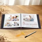 Large Photo Album Self Adhesive Scrapbook Album for 4x6 5x7 8x10 Pictures DIY Photo Book for Wedding, Anniversary, Christmas, Baby Shower, Ideal for Preserving Precious Moments - Image 3