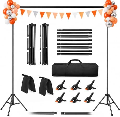 Backdrop Stand 10x9.2 Ft (WxH), 7 Widths Adjustable Background Stand by YAYOYAPhotography