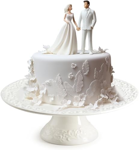 Gomakren White Wedding Cake Stand for Smaller Than 10 Inch Cakes, Vintage by Gomakren