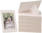 200 Pack Standing Paper Picture Frames 4x6,Cardboard Photo Frame with Easel,Paper Photo Frame Cards,Gallery Frames Bulk For Back to School Teacher Appreciation Wedding Birthday Classroom Craft DIY, White by Litpoetic