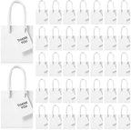 Zhehao 50 Pack Mini Gift Bags Bulk with Handles and Tags,White by Zhehao