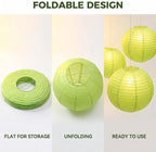 16 inch Chinese Lanterns Large Paper Lanterns Green 5 Packs (Green, 16 inch) - Image 5