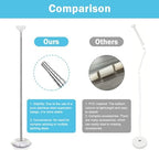Balloon Column Stand Kit, Set of 4 – 7ft Height Adjustable Balloon Arch Stand Kit, Metal Telescopic Balloon Stand for Baby Shower, Birthday, Wedding, and Graduation - Image 2