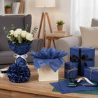 500 Sheets Navy Blue Tissue Paper Bulk 20 x 30 Inch for Rosh Hashanah Gifts - Image 6