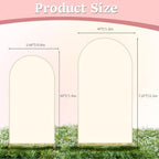 Arch Backdrop Cover Set of 2(7.2FT+6FT), Arch Covers Backdrop - Image 2