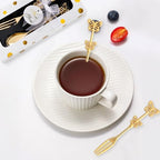 16 Pack Mini Spoon and Fork Sets for Tea Party Wedding Guest Souvenir Gift - Image 4