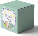 Paper Box - Mini Favor Box For Baby Shower 4x4x4 Inches Paper Gift Boxes, Candy Paper Box For Party Favors, Baby Shower Giraffe,Boy/Girl Theme- Pack Of 20 by Inkdotpot