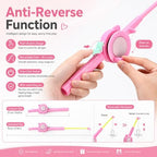 12 Set Pink Baby Shower Games Fishing The Pacifiers, Stylish - Image 4