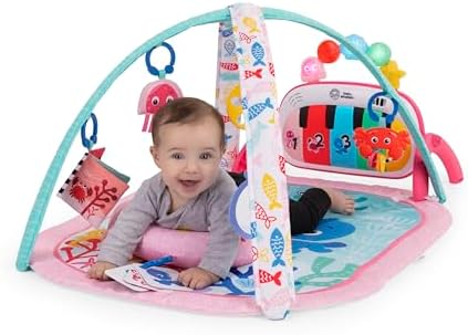 Baby Einstein Ocean Explorers 4-in-1 Kickin Tunes Jellyfish Jamboree Music & Language Discovery Gym, Pink, Ages 0 Months and Up - Image 4