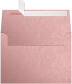 LUXPaper A7 Invitation Envelopes | Peel & Press | 5 1/4" x 7 1/4" | Misty Rose Metallic - Sirio Pearl | 84lb. Text | 500 Qty by Envelopes.com
