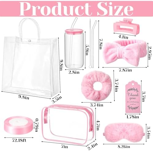 48 Pcs Baby Shower Game Prizes Gift Set for Guests, Pink - Image 3