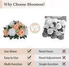 BLOSMON Flower Balls for Wedding Centerpieces: 10pcs 9.5 Inch Fake Rose - Image 5