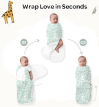 Momcozy Swaddles for Newborns, Quiet Fastener Swaddle for Infant 0-3 Months - Image 6