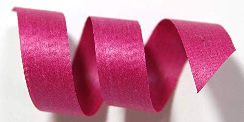 Natural Cotton Curling Ribbon for Gift Wrapping | 100% Biodegradable Holiday Gift Ribbons for Presents & Ribbons for Crafts | Purple Colored Curling Ribbon | 3/16, 1/2 & 5/8 Inch (Magenta) by CreamCityRibbon