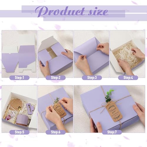 Reallnaive 61 Pcs Baby Shower Prizes for Game Winners, Purple - Image 3