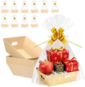 X-Kingsun 10Sets Large Basket for Gift Empty 10x8Inch Brown by X-Kingsun