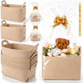 Mifoci 10 Pack Felt Gift Basket Empty Set, Baskets for Gift Empty Bulk by Mifoci