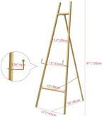 Heavy Duty Large Easel Stand for Mirror Display Wedding Sign(Gold 47'') - Image 5
