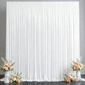 10x10FT Backdrop Curtains with Rod Pockets - Wrinkle Free Photo Stage Backdrop 2 Panels Curtains Drapes for Photography Wedding Party Baby Shower Decorations (White) by Unknown