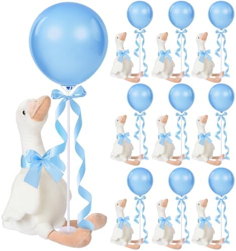 Chunful 10 Set Blue One Silly Goose 1st Birthday Decoration 11.8 Inch by Chunful