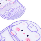 QQ Studio 50 Animal Boba Cup Design Goodie Bags Clear Window Plastic Resealable Zipper Seal Lock Packaging Food Storage Pouch Party Favor Birthday Bags with Top Handle - Image 4