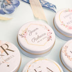 Personalized Candle Wedding Favors for Guests Bulk 12-100 Pack - Custom Candle Party Favors with Names and Date for Bridal Shower, Baby Shower, Birthday, Engagement and Wedding Keepsakes - Image 3