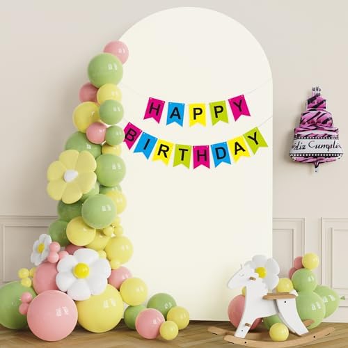 Putros Arch Backdrop Stand and Cover Set, 7.2ft Arch Stand with Ivory Cover - Image 5