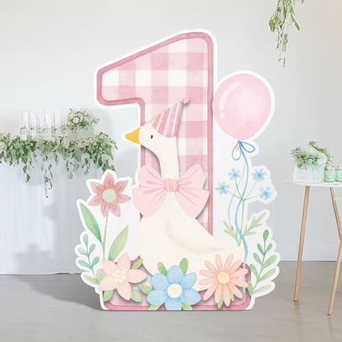 Croblissful One Silly Goose Party Decorations, Light Pink, One Goose by CroBlissful