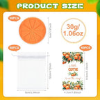 50 Set Little Cutie Baby Shower Soaps Favors 50 Orange Soaps 50 Little Cutie Card 50 White Bags for Wedding Birthday Guest Keepsakes Gender Reveal Decorations Clementine Orange Theme Favors - Image 2