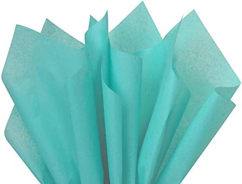 Gift Wrapping Tissue Paper 15X20 480 Pack by A1 Bakery Supplies (Caribbean Teal) by A1+Bakery+Supplies