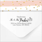Personalized Self Inking Address Stamp - Future Mr and Mrs for Wedding - Image 4