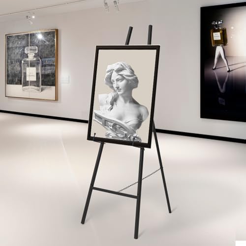 Heavy Duty Large Easel Stand for Mirror Display Wedding Sign(Black 47'') - Image 7