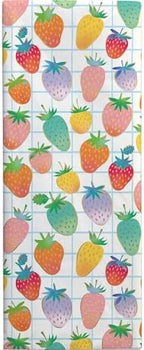 Jillson & Roberts 20" x 30" Printed Gift Tissue, Sweet Strawberries (24 Folded Sheets) - Image 2