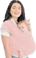 KeaBabies Baby Wrap Carrier, All in 1 Original Baby Carrier (Dusty Pink) by KeaBabies