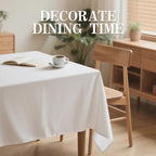 DRESSMAKER 6 Pack White Table Cloth Rectangle 60X126 Inch Fit 8FT Table - Image 6