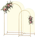 Toolterritary Metal Arch Backdrop Stand and Cover Set, 8FT, 7.2FT Party Backdrop, Easy to Assemble, Backdrop Stand for Parties, Birthday, Baby Shower by Unknown