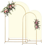 Toolterritary Metal Arch Backdrop Stand and Cover Set, 8FT, 7.2FT Party Backdrop, Easy to Assemble, Backdrop Stand for Parties, Birthday, Baby Shower by Unknown